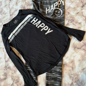 Justice Black and Silver Kids Matching Set